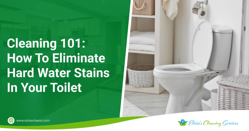 Removing hard water stains from your toilet is easy to do with vinegar and  baking soda. You just…