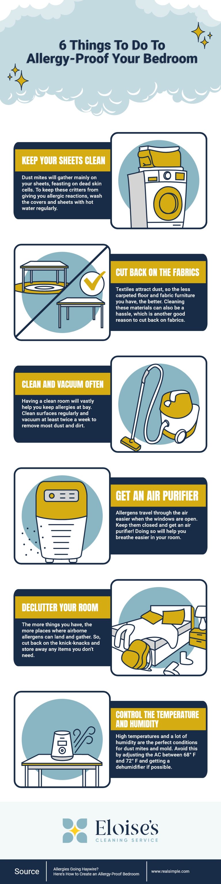 6 Things To Do To AllergyProof Your Bedroom Eloise's Cleaning